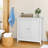 White Double Door Storage Cabinet