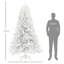 Grand arbre de Noël artificiel non ouvert avec base en acier Auto Open-1547177651