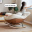 Chaise berçante simple moderne avec coussin amovible-273413316-273413318