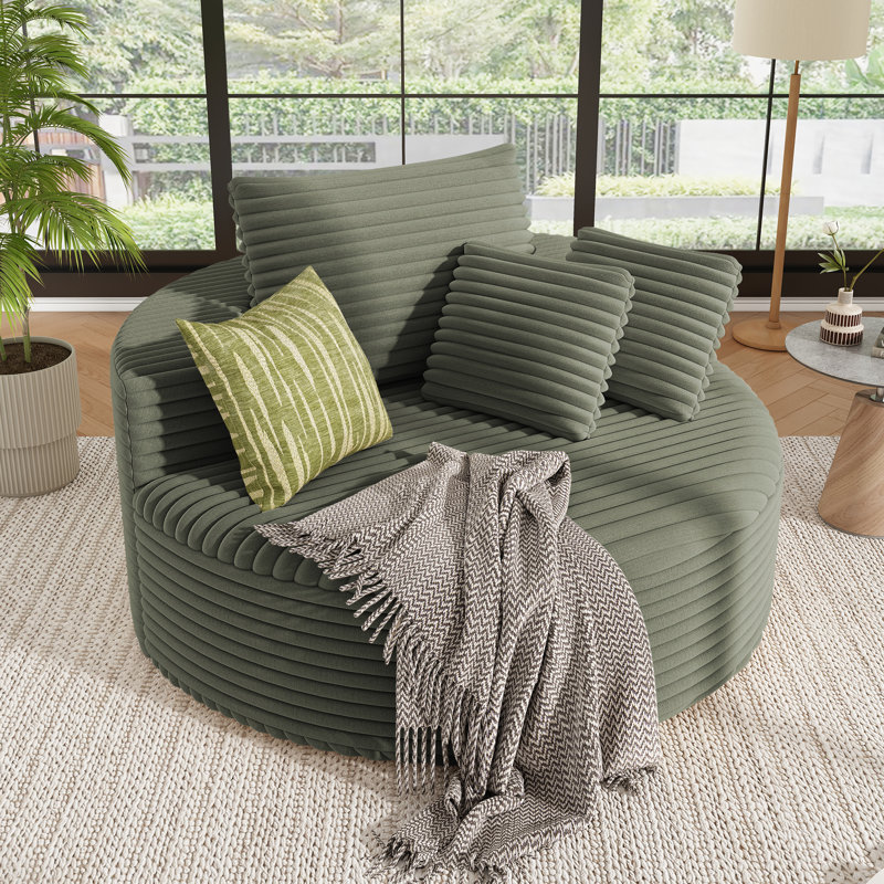 Chaise longue surdimensionnée Hart Hart, Vert