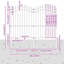 Vidaxl Garden Fence Powder-Coated Steel-116797821-116797820