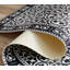 Agra Area Gray Easy to Clean Vinyl Mat-2094280338