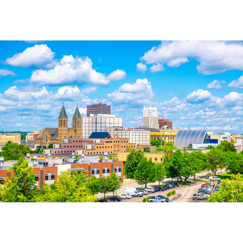 Deshaan Akron, Ohio, États-Unis sur toile, H 12 po x l 18 po