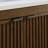 Kendal Reeded 30" Brown Oak Bathroom Vanity with Cultured Marble Countertop-128732825-128732822