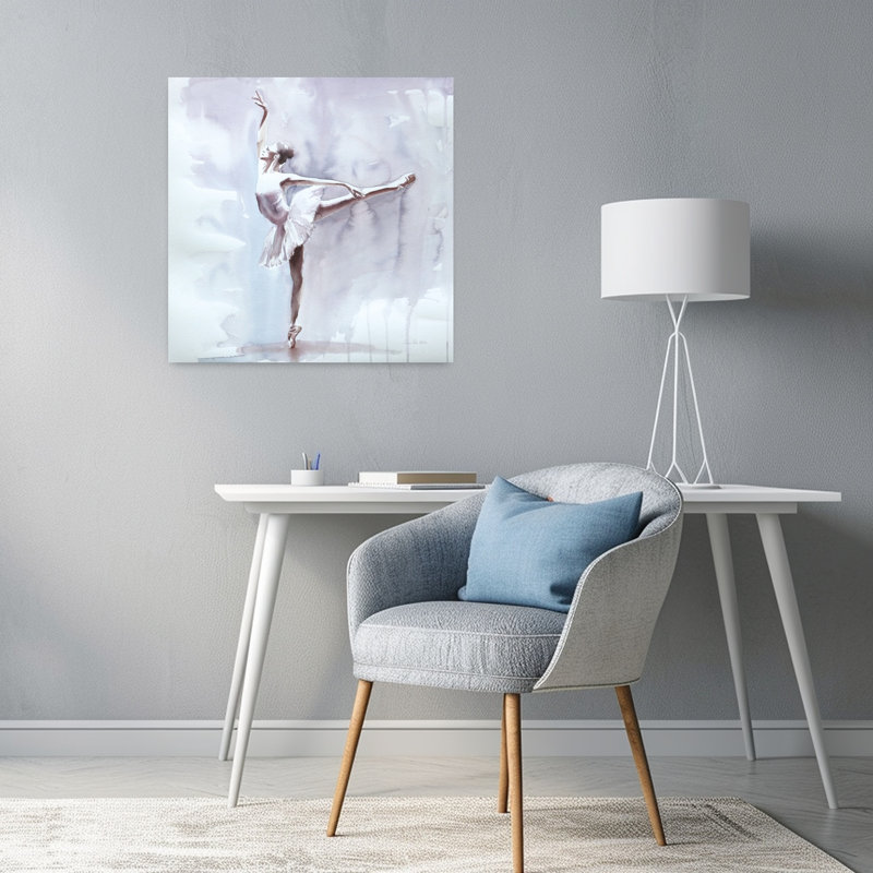 Art contemporain abstrait arabesque sombre, 24" H x 24" W