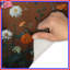 Tapis de bain à motif de fleurs sauvages assorties-36394918