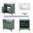 30"Modern Bathroom Vanity with Ceramic Sink-100135021