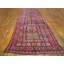1920s Multicolor Geometric Antique Moroccan Rabat Rug 5'6" x 18'3" Wool Carpet