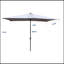 Parasol d'extérieur à DEL solaire de haute qualité 10 x 6,5T avec manivelle et bouton-poussoir inclinable pour le jardin-544744485