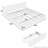 Chenille Upholstered Platform Bed Frame With drawer-1532959114