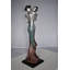 Statue de jeune amoureux français en résine Taille: 7 po x 7 po x H 23 po