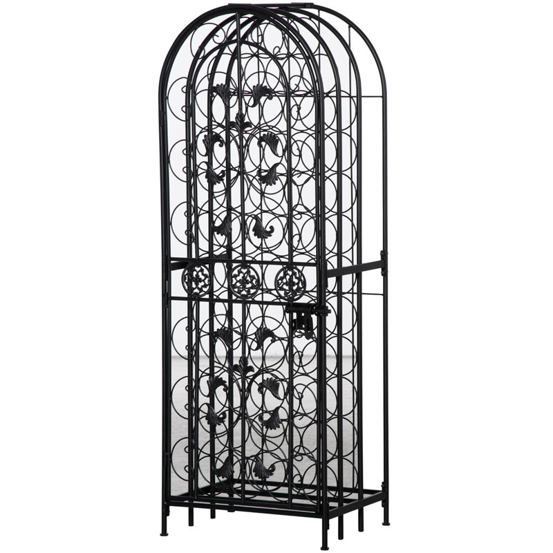 Bottle Wrought Iron Wine Rack