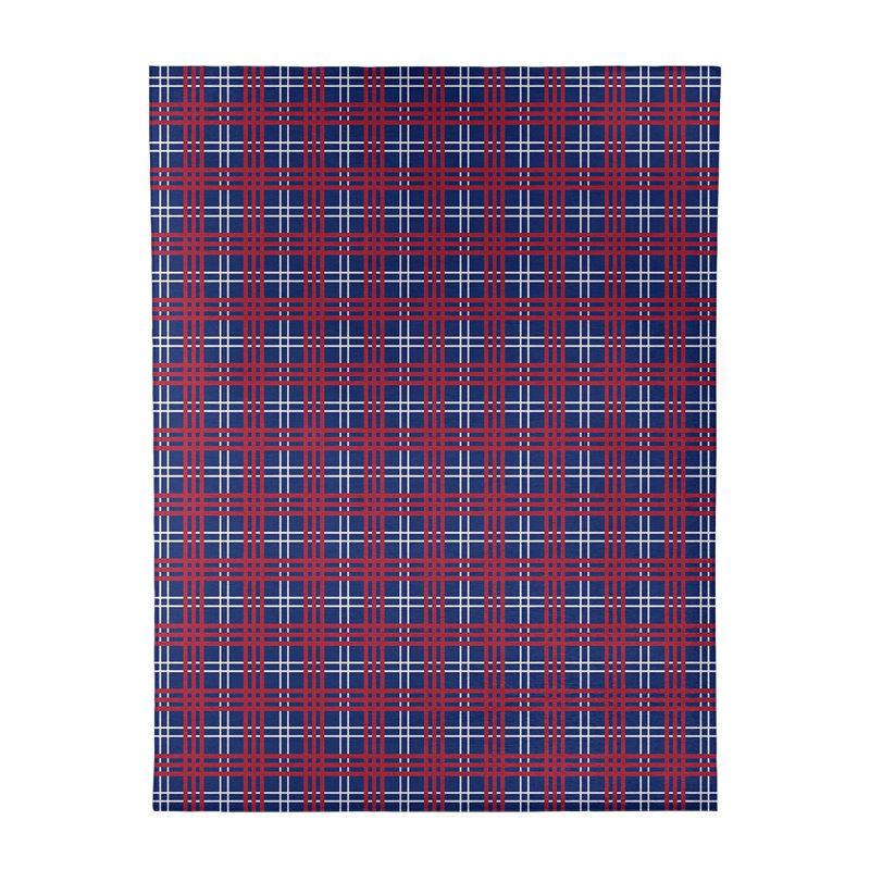 Plaid Indoor Rug, Rectangle 9' x 12'