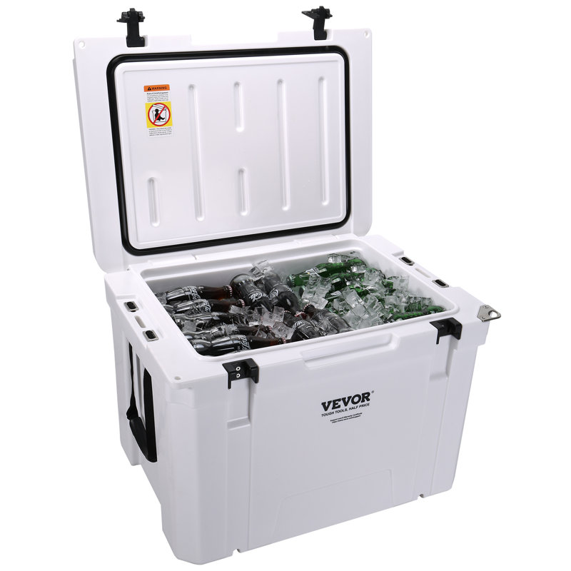 VEVOR 65 Quarts Ice Chest in White