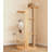 74.8" Brown Standard Solid Wood Cat Tree