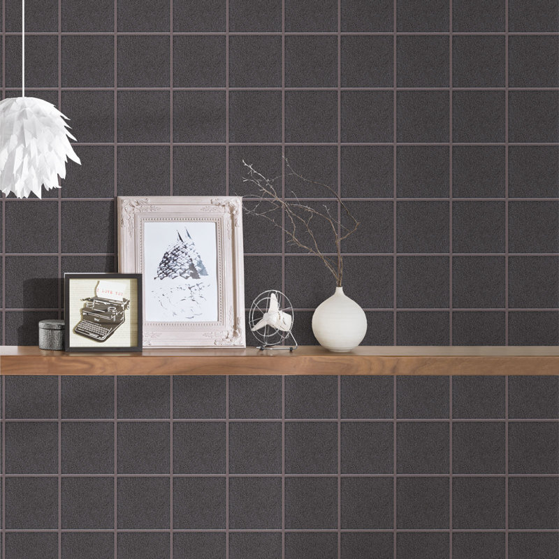 Galileah 10.05m x 53cm Matte Wallpaper Roll, Grey/Silver/Purple