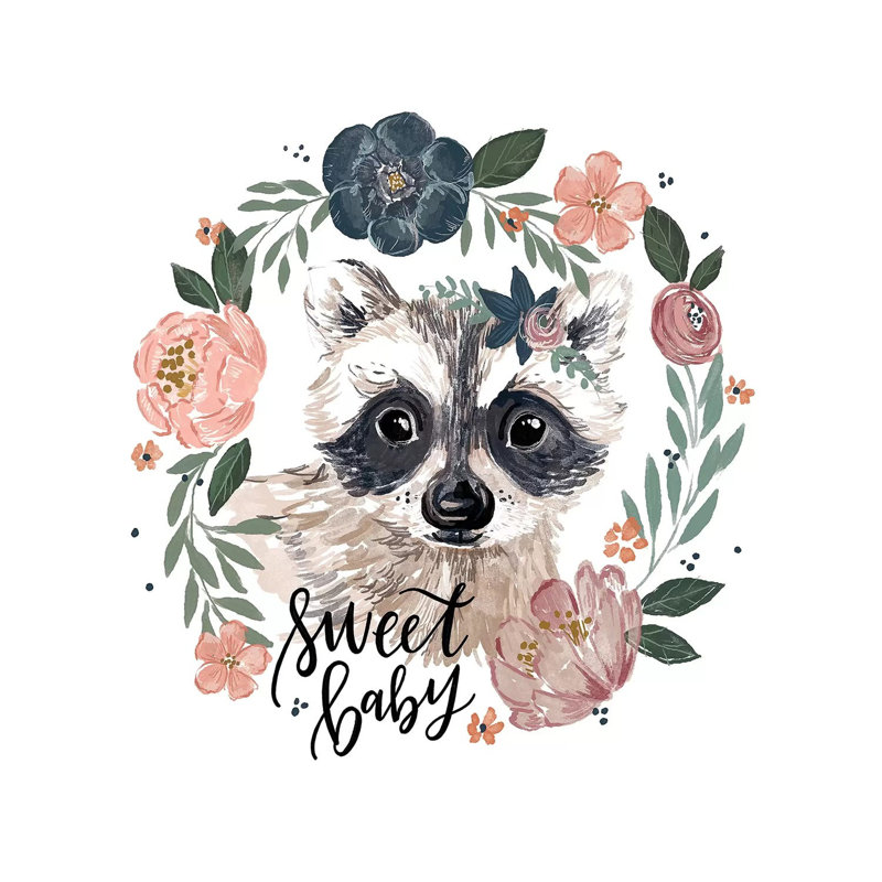 Baby Woodland Lullaby Iv by Loni Harris - Wrapped Canvas Print, 93.98 cm H x 93.98 cm W x 1.91 cm D