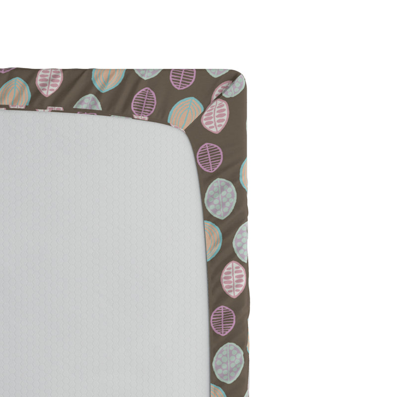 Microfiber Abstract Fitted Sheet, Full Fitted Sheet