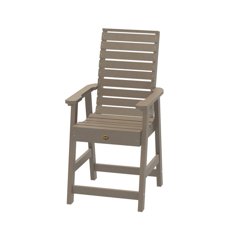Chaise de bureau Angelyna Glennville, Brun bois