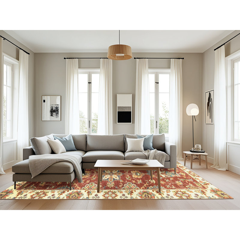 Tapis abstrait moderne 2985, Rectangle 8 pi x 12 pi