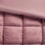 Édredon très grand 3 pièces - édredon en velours, intérieur en microfibre, aéré 3D aéré, face rose, rembourrage,-120649286