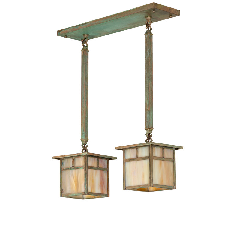 Luminaire suspendu tambour 2 lumières