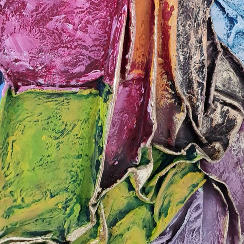 Peinture à l'huile décorative, H 27,56 po x l 39,37 po x P 1 po
