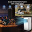 Climatiseur portatif TASTELIFE 5-en-1 8 000 BTU pour 380 pieds carrés Pi. avec télécommande incluse