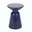 Tables d'appoint d'extérieur en fer avec design évasé, ensemble de 2-1621439956
