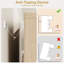 Commode 8 tiroirs en chêne naturel - commode en bois de 54 po de largeur pour la chambre à coucher, le salon, l'entrée, la chambre de bébé