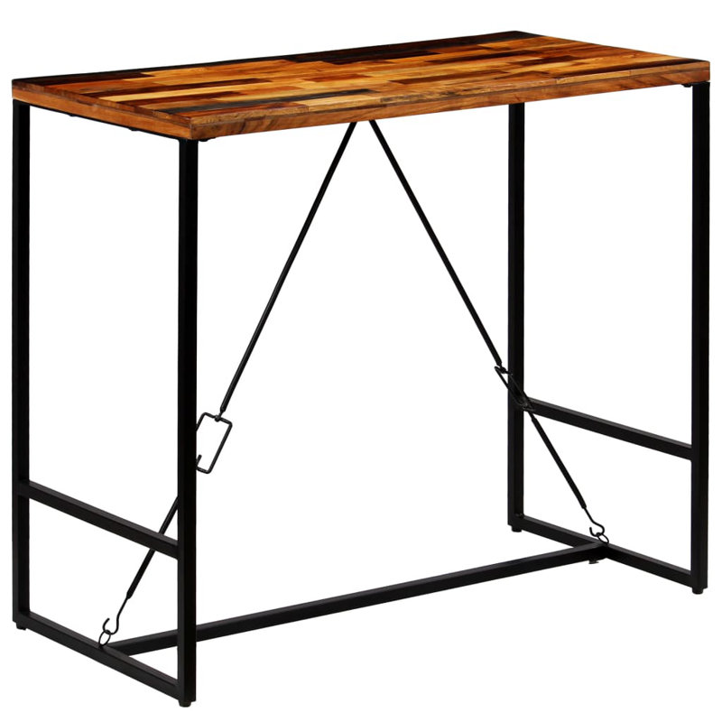 Lopez Solid Wood Top Dining Table, H106 x L120 x W60cm