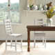 Kinston 6 Piece Dining Set - Distressed Ivory