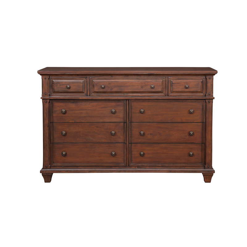 Edgartown 66'' W 9 - Drawer Dresser, Cinnamon Cherry
