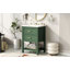 Meuble-lavabo 24 po avec lavabo supérieur, meuble-lavabo moderne avec 2 tiroirs et meuble-lavabo simple-117021230
