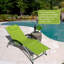 Chaise longue inclinable simple 67,32 po Naik