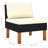 23.8" Wide Patio Sofa with Cushions-117660774-117660775
