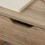 Mullica 40cm W Manufactured Wood Bedside Table