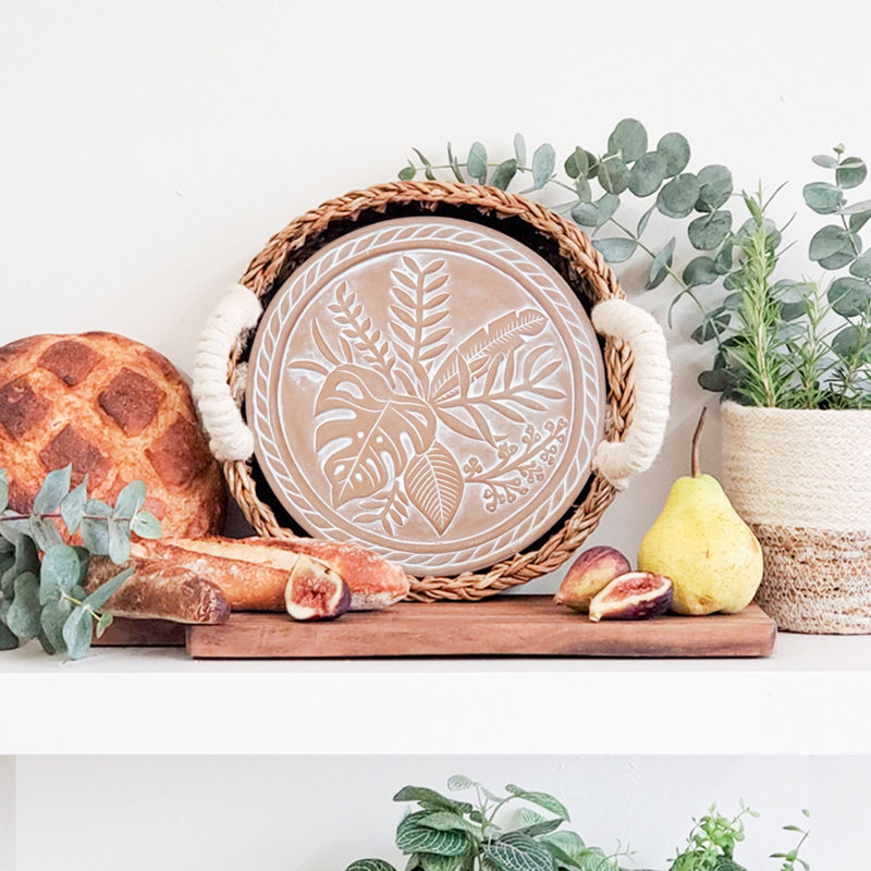 Bread Warmer & Basket - Plant Round