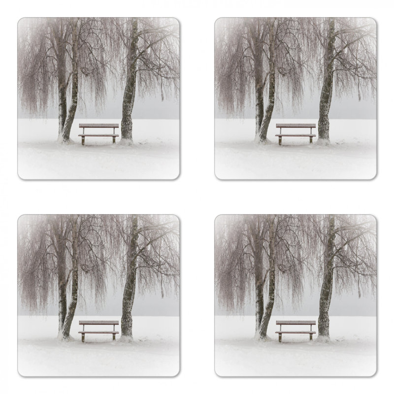 Square 4 Piece Coaster Set