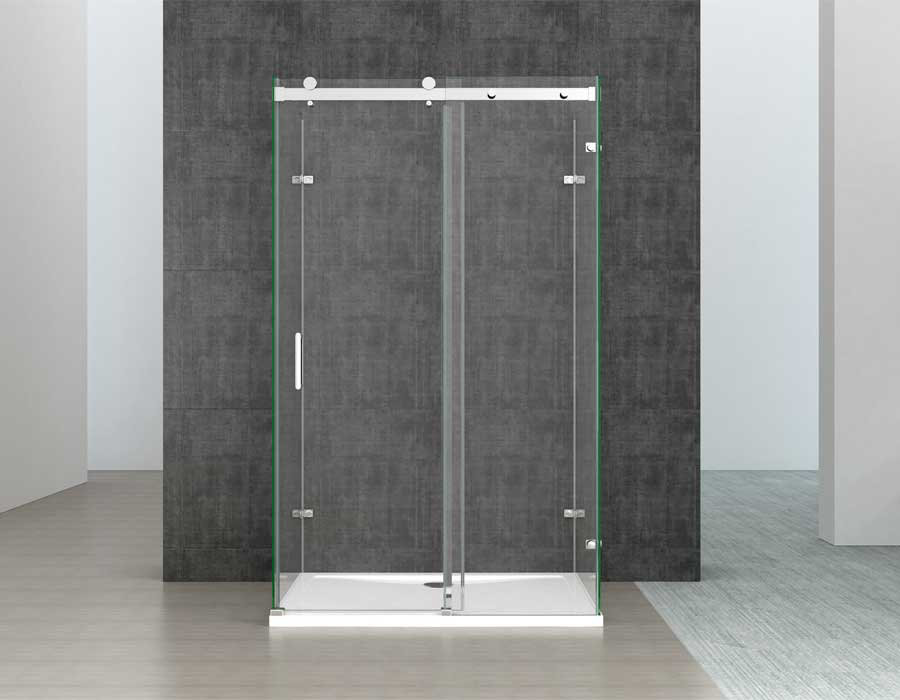 Frameless Rectangle Shower Enclosure - 1200 x 750 mm