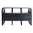 Rubberwood and Oak Veneer Console Table