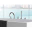 Atrio® New Double Handle Deck Mounted Roman Tub Faucet Trim with Diverter-37319270