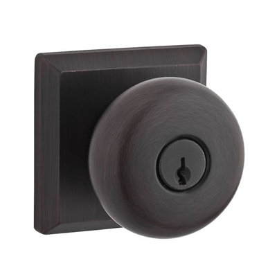 Round Keyed Door Knob