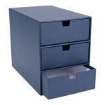 Bigso Ingrid 3-Drawer Fiberboard Desk Organizer Drawers
