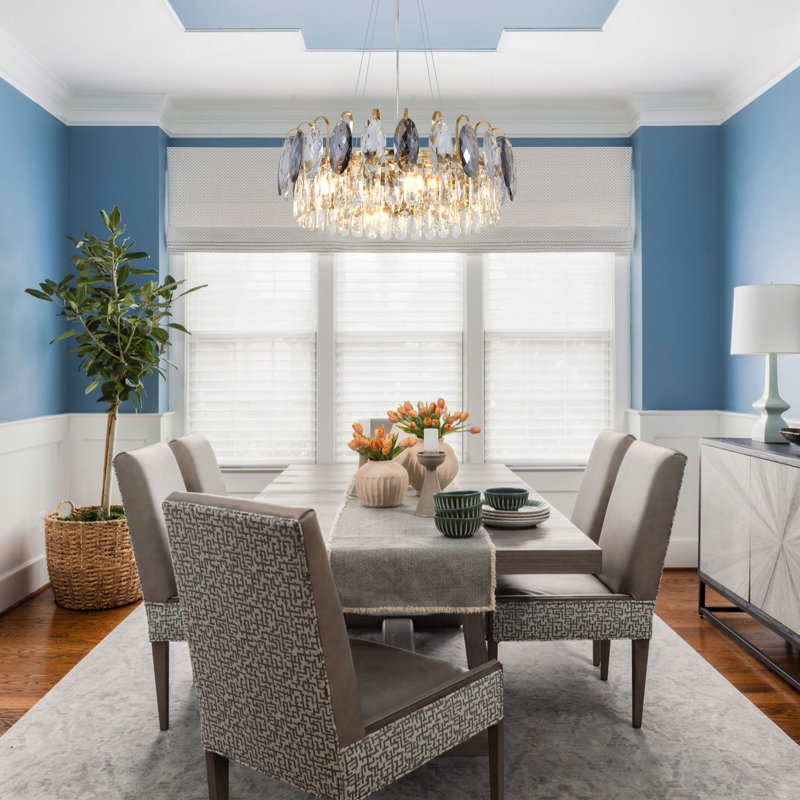 Modern Luxury Round Irregular Crystal Chandelier