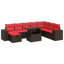 62cm Wide Patio Sofa with Cushions