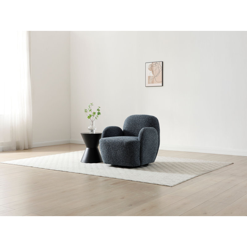 Upholstered Swivel Armchair