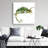 Chameleon on the lookout - 32"x32" art on canvas