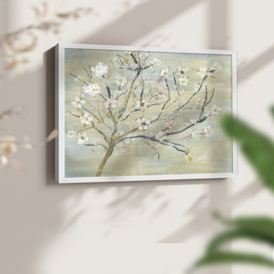 «Blossoms & Spring Rain», impression encadrée