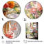 «Green French Window View II», art mural floral-56903302-56903314